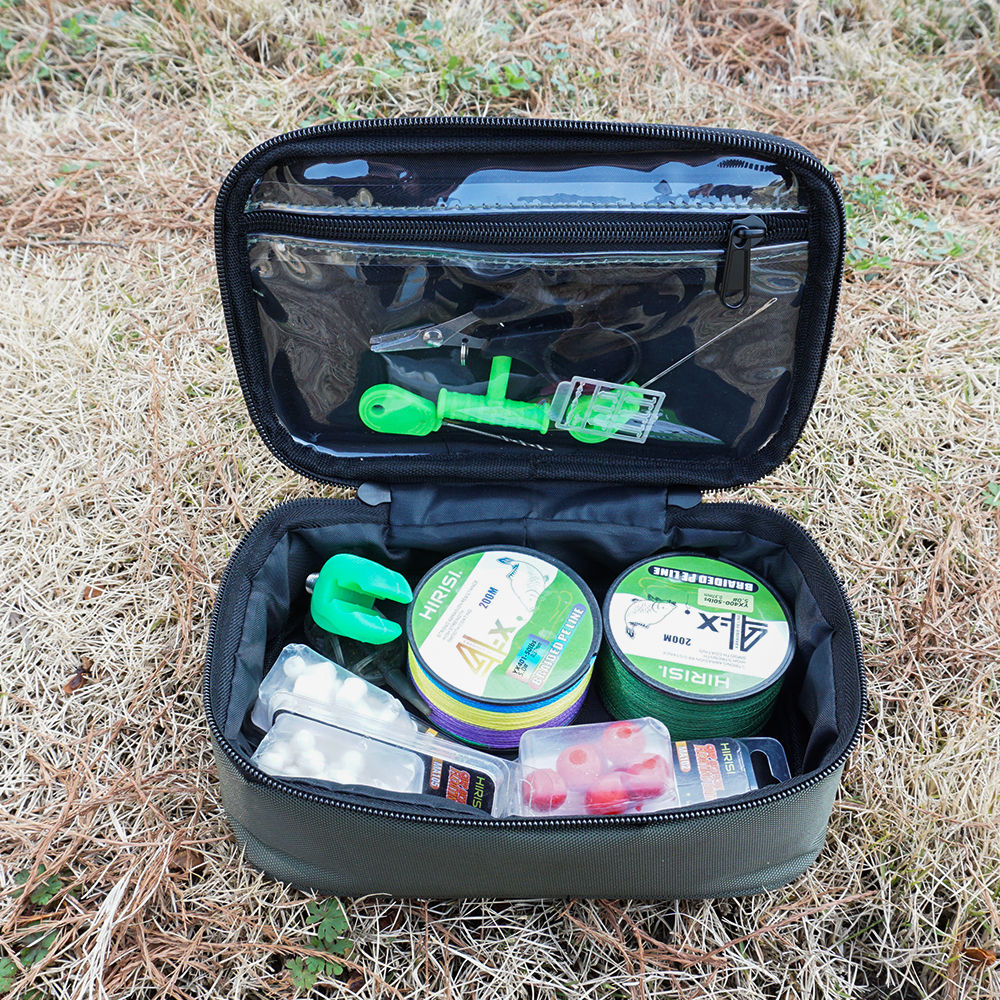 Hirisi Mehrzweck-Karpfen-Angeltasche – PVC-Oxford-Material, Aufbewahrung von Angelrollen und Köder, Organizer für angehen-Zubehör
