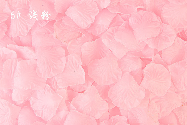 BlacklakeGirls Newest 2000 Pcs Wedding Flowers Petals Blume Rosen Artificial Rose Petals Silk Flower Accessories Pétalos De Tela: 2000Pcs6