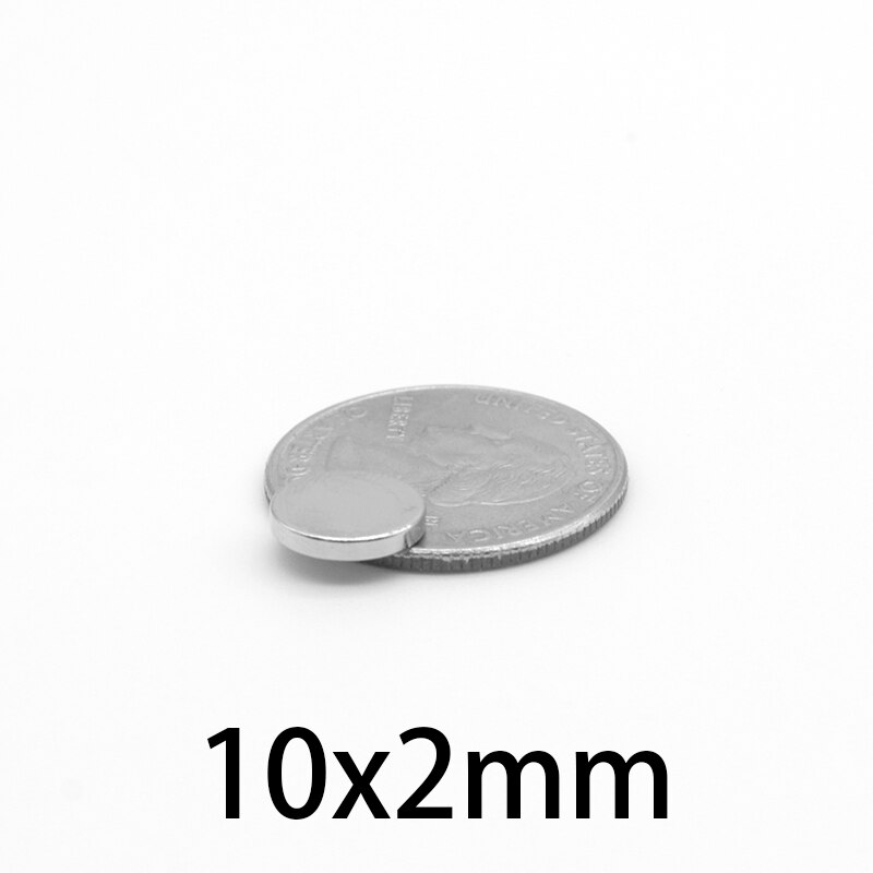 10-800 kpl 10 x 2 neodyymimagneetti 10mm x 2mm n35 ndfeb pyöreä supertehokas vahva kestomagneetti 10mm*2mm imanes kiekko 10*2mm