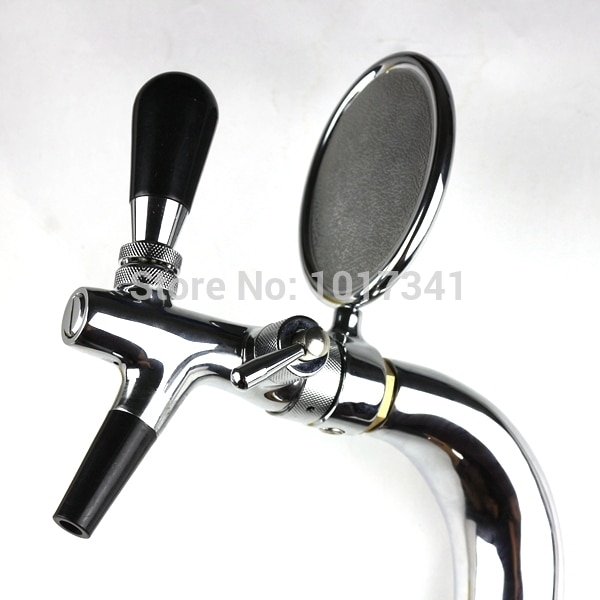 Oval Decal Holder, Badge Holder, Chromeplated, Beer Tap Accessories