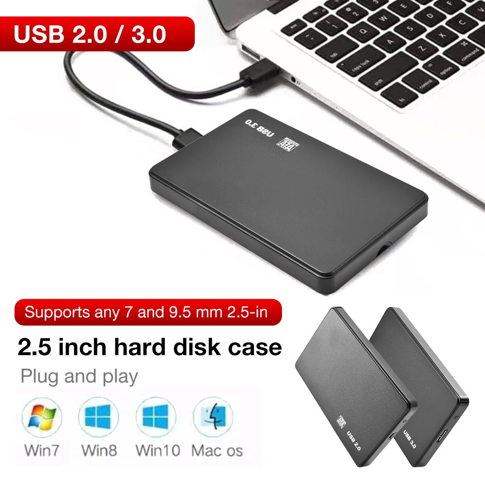 2.5-Inch Harde Schijf Case Sata Naar USB3.0/2.0 Externe Harde Schijf Box Ondersteunt 2TB Voor WIndows mac OS 2.5 Inch Harde Schijf HDD