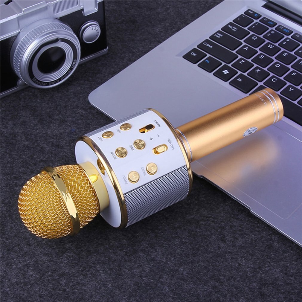 Wireless Microphone Condenser Karaoke Mic Stand Radio Mikrofon Studio Recording Studio Mic Machine