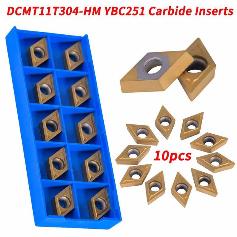 10pcs CNC Carbide Tips Inserts Blade Cutter Lathe Turning Tool With Box Wood Working Machine