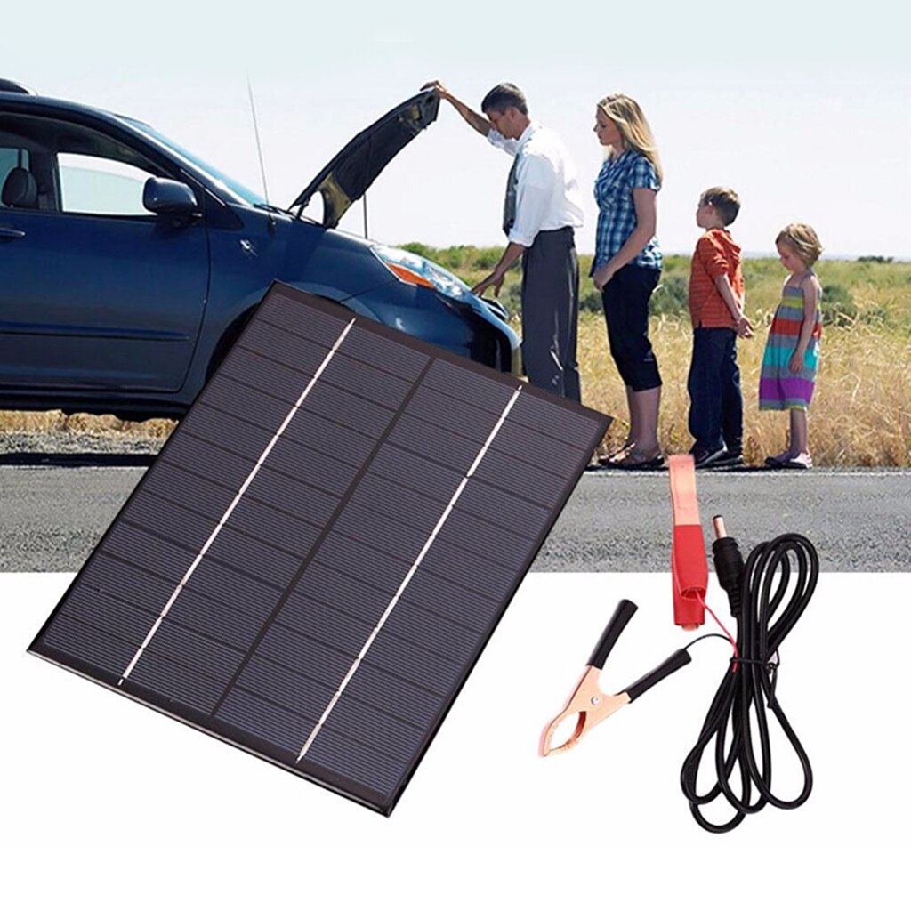 5.5W 12V Solar Power Panel Voor Een Camper, Caravan, Camper, Boot, Auto, auto 12V Systeem