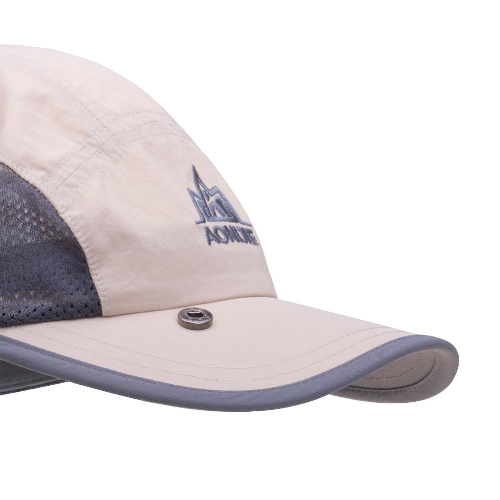 Aonijie unisex fiskeri hat solskærm cap hat udendørs upf 50 solbeskyttelse med aftagelig øre hals flap dække til vandreture