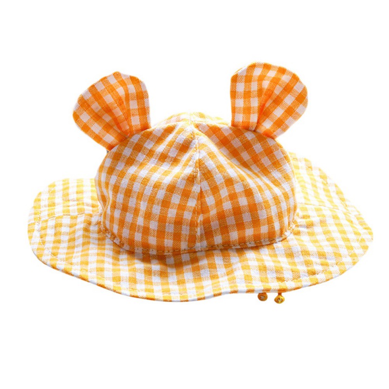Sommer Haustier Hund Plaid sonnenschirm Hütte Welpen Katze Hawaii Stil Kätzchen niedlich Ohr Hüte Sonne Kappe Haustier draussen Zubehör: Gelb