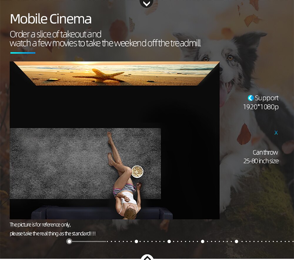 Veidadz 814 Mini Projector Ondersteunt 1080P Hd Afspelen Draagbare Led Projector Met Usb Ingebouwde Luidspreker Home Media speler