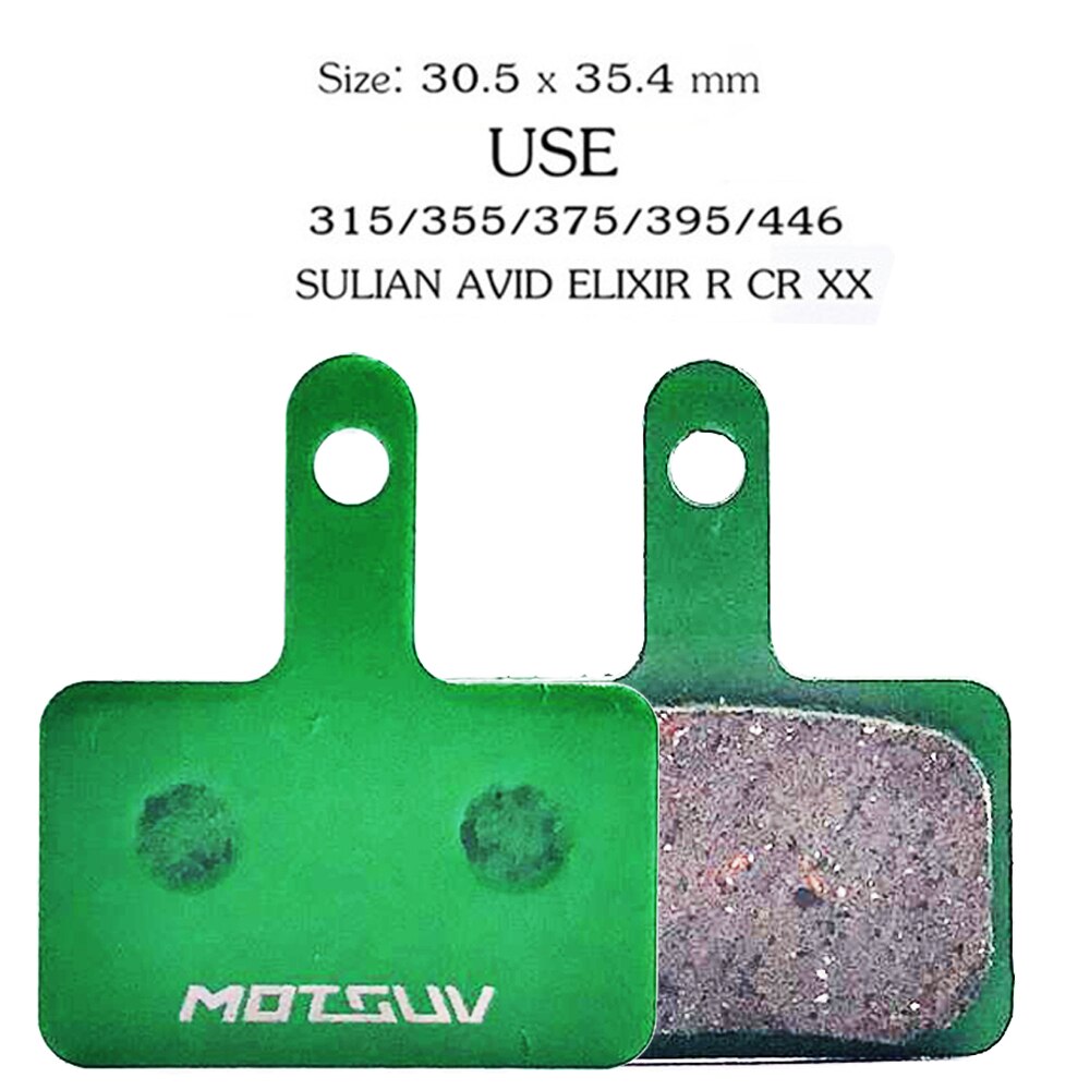 Bicycle Disc Brake Pads 4 Pairs MTB Bike Copper Semimetal Resin/ceramic/alloy Hydraulic Disc Brake Pads Bicycle Parts Replacemen