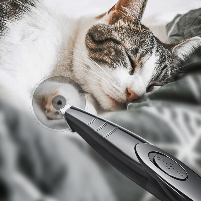 Pet Supplies Mini Dog Hair Clippers USB Rechargeable Dog Cat Foot Hair Trimmer Pet Grooming Tool Shaving Trimming Machine
