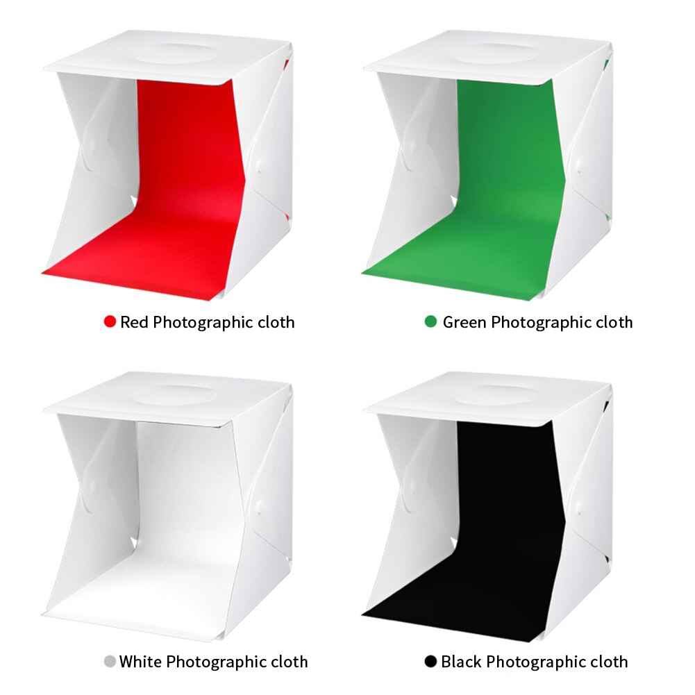 LED Folding Photo background light box with Photography lamp for photo studio for Photography backdrops
