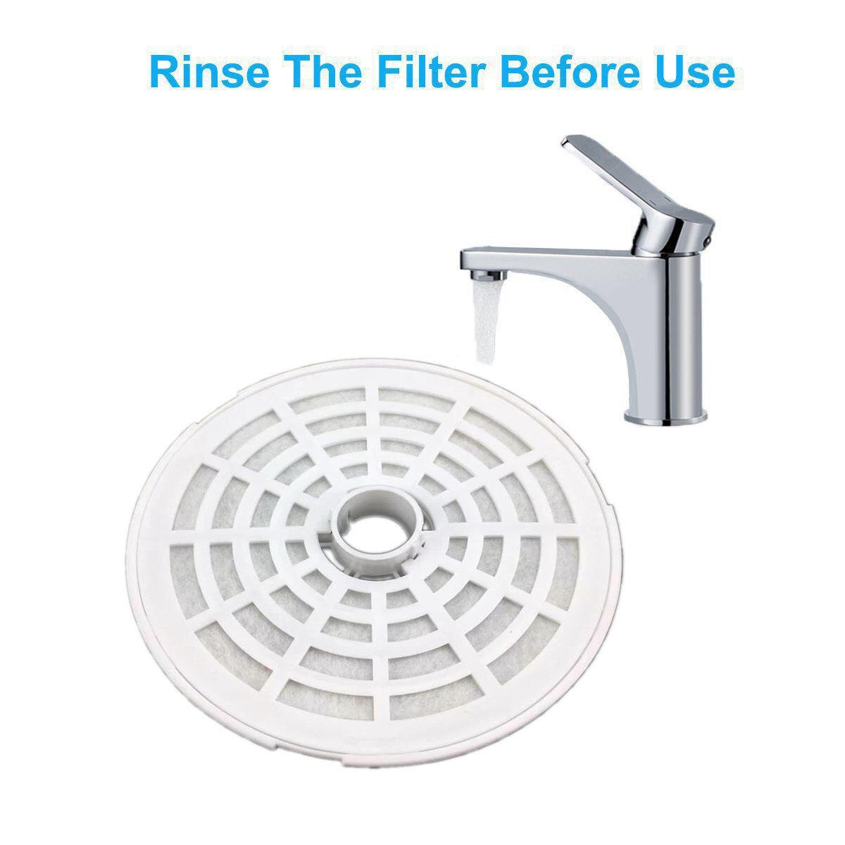 Plastic+Nylon Automatic Circulation Cat Water Purifier Filter Hygienic Pet Drinking Fountains Filter Kitten Saft