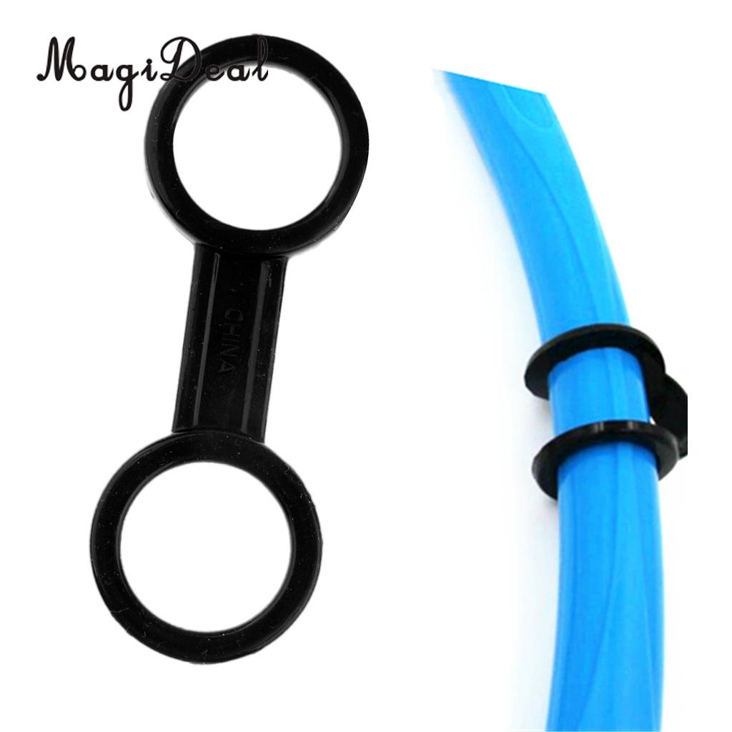Magideal 6 Stukken Comfortabele Duiken Snorkelen Snorkel Masker Keeper Houder Retainer Zwart Zwemmen Kajak Freediving Acce