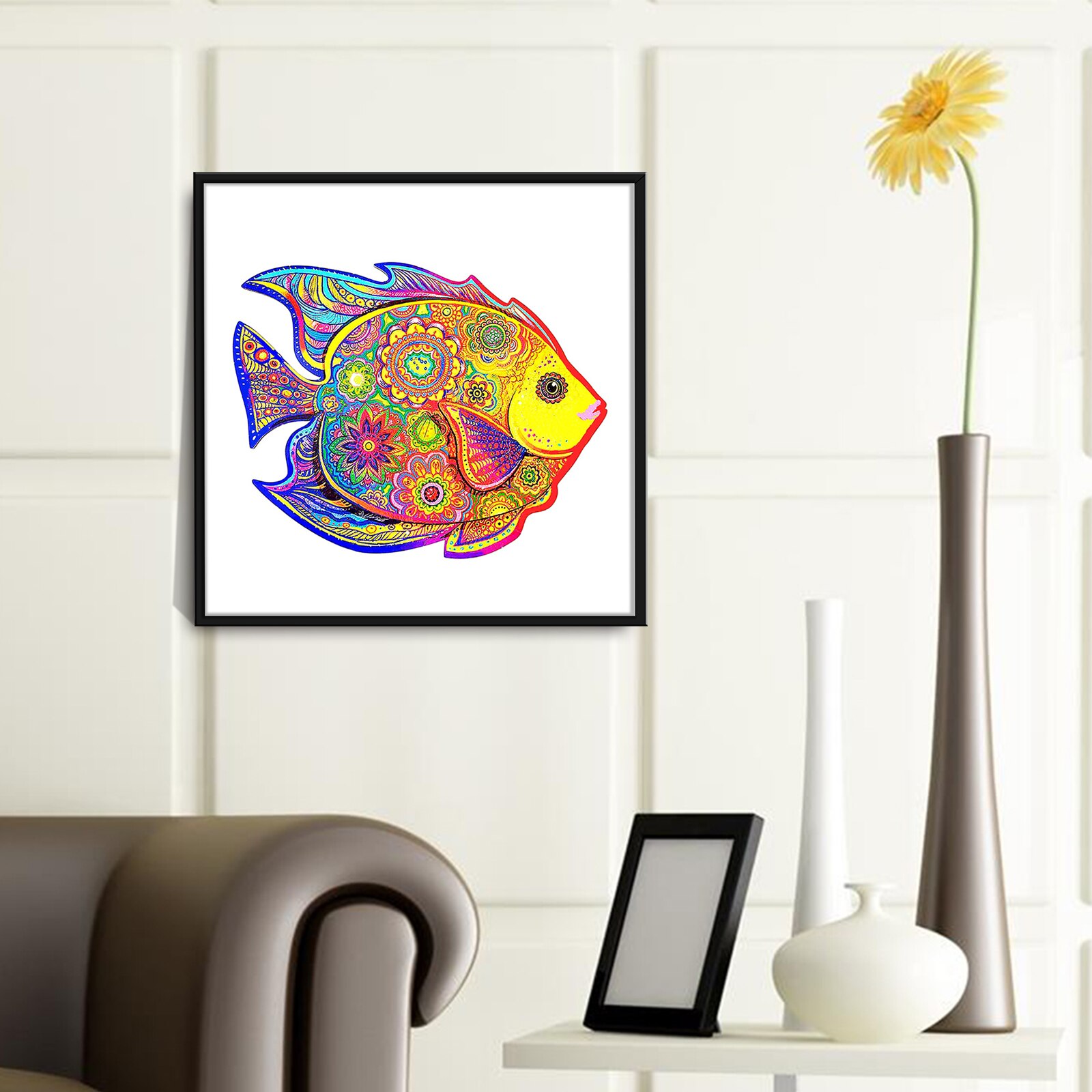 Houten Puzzel Dieren Vos Kat Leeuw Wolf Puzzel Speelgoed Elk Stuk Is Cartoon Dier Houten Puzzel Voor Volwassenen Kids speelgoed