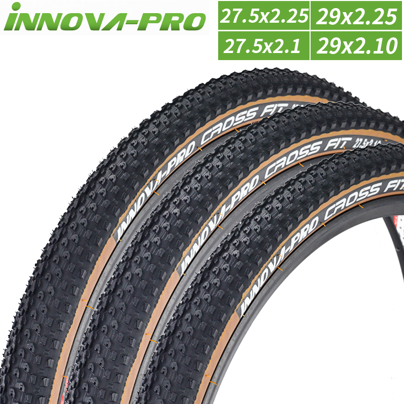 INNOVA-neumático ultraligero para bicicleta de montaña, llanta con cable de acero de 60TPI, borde amarillo y marrón, 29x2,1, 29x2,25, 29x25/2, 27,5 x 2.. 1