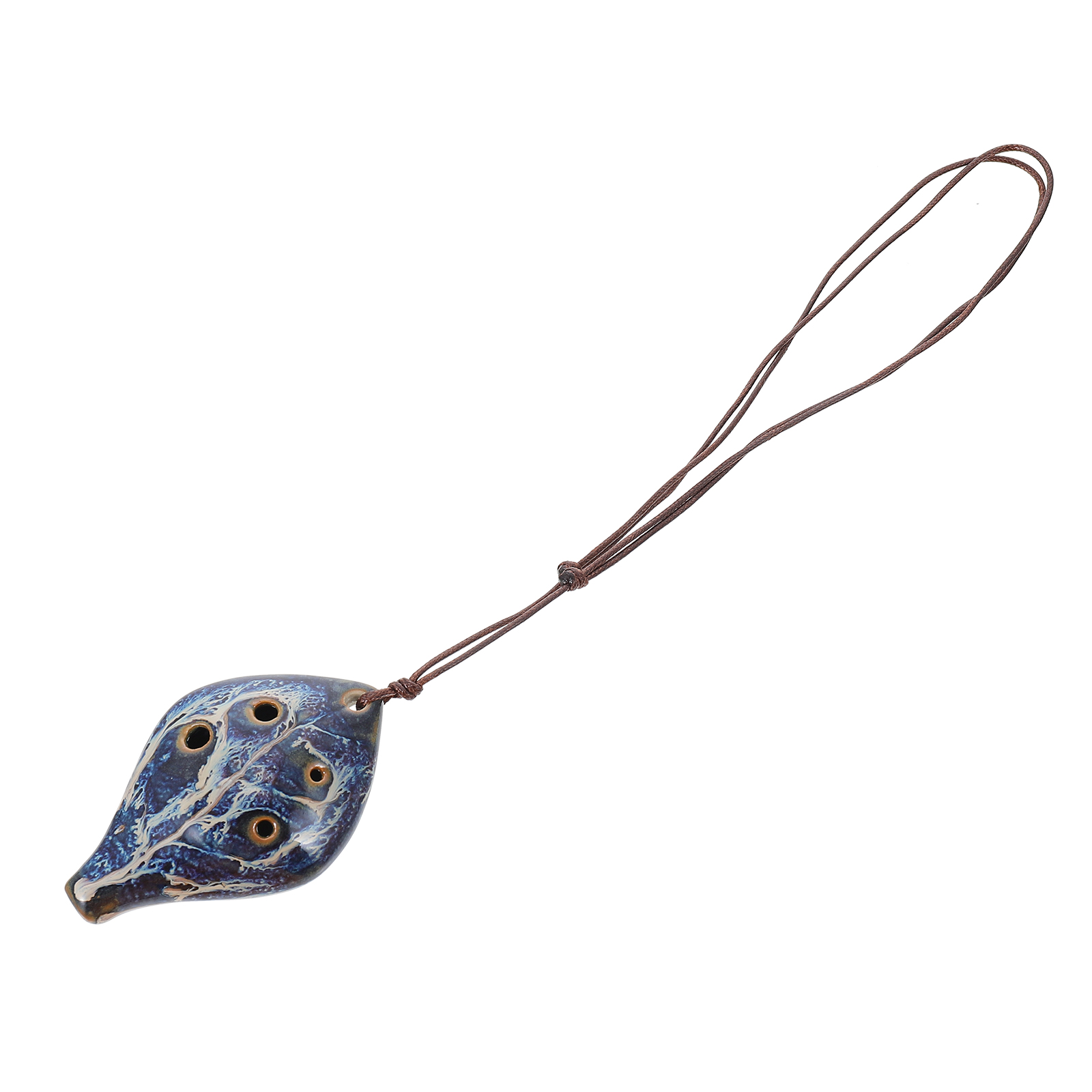 Children Clarinet Instrument Simple Beginner Wind Instrument Leaf Shaped Ocarina for Beginners: Default Title