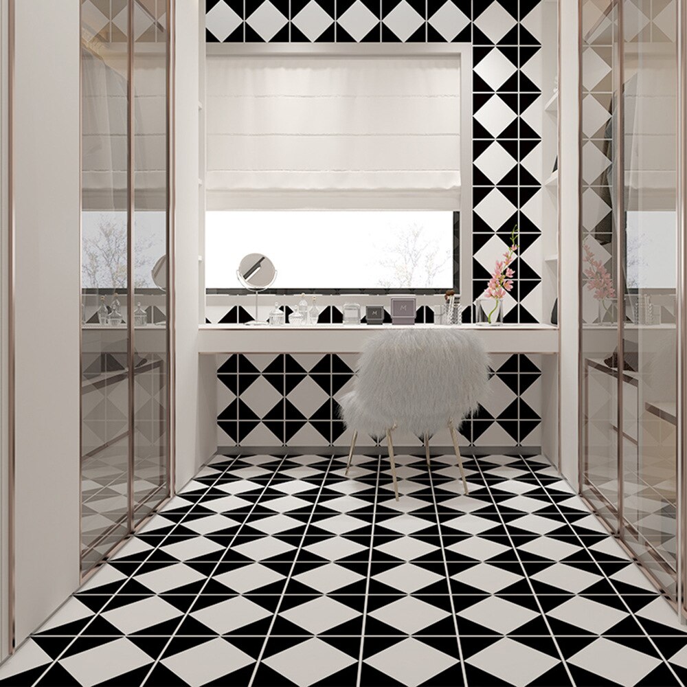 10 stuks behang muurstickers badkamer keuken antislip vloertegels waterdichte stickers achtergrond muurdecoratie muurstickers