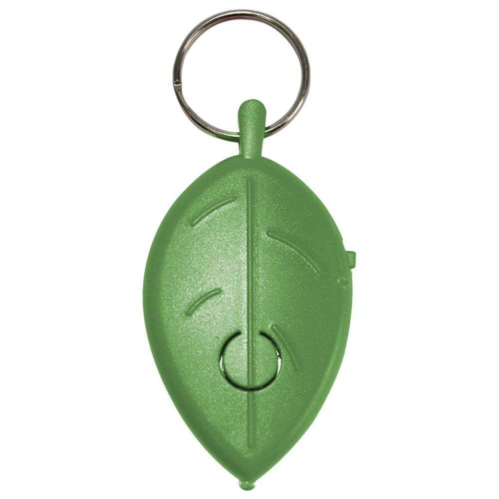 Mini Key Finder Ring Voice Control Anti Verloren Blad Fluitje Key Finder Knipperende Piepen Remote Kids Bag Portemonnee Locator Kind: green