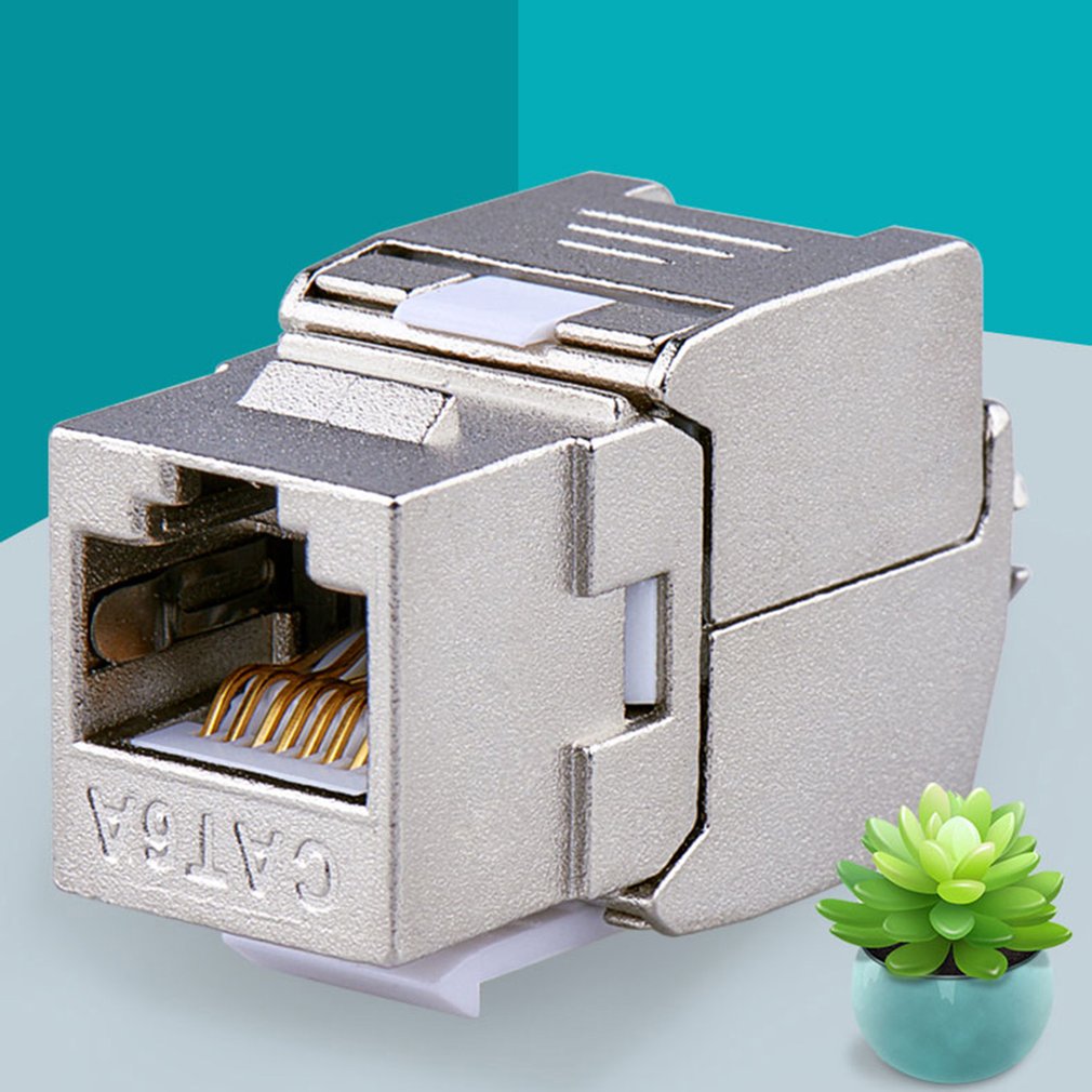 Network RJ45 Cat6 Cat7 Keystone Jack Module 360 De... – Vicedeal