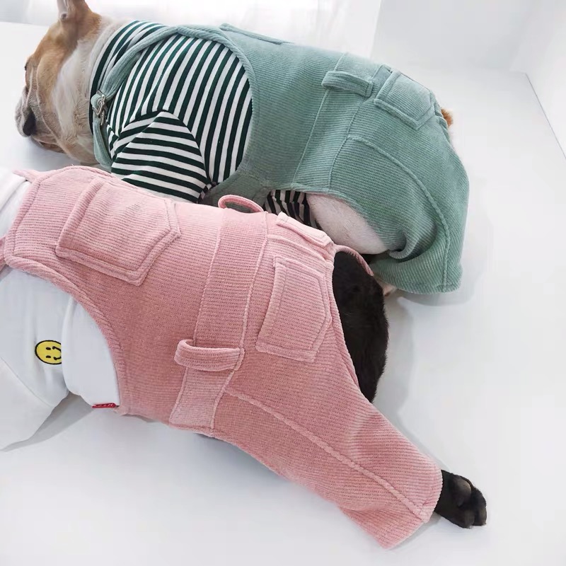 Französisch Bulldogge Overall Haustier Hund 4 beine Warme Kleidung Für Kleine Mittel Welpen Hunde Kleidung Schnauzer LAC02