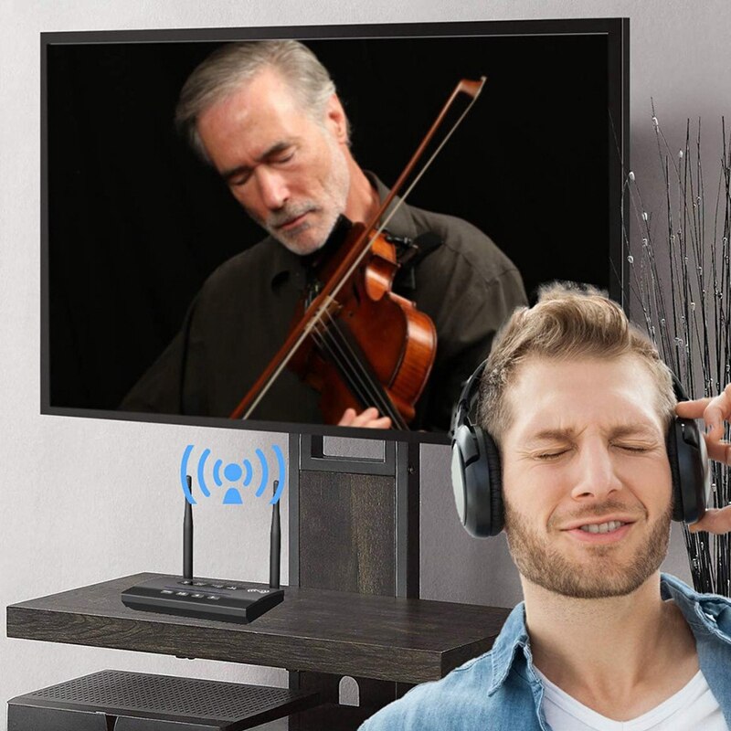 3In1 Bluetooth Adapter Transmitter / Receiver / Bypass Model Fiber Optic Bluetooth 5.0 for Speaker Sound Amplifier TV Computer