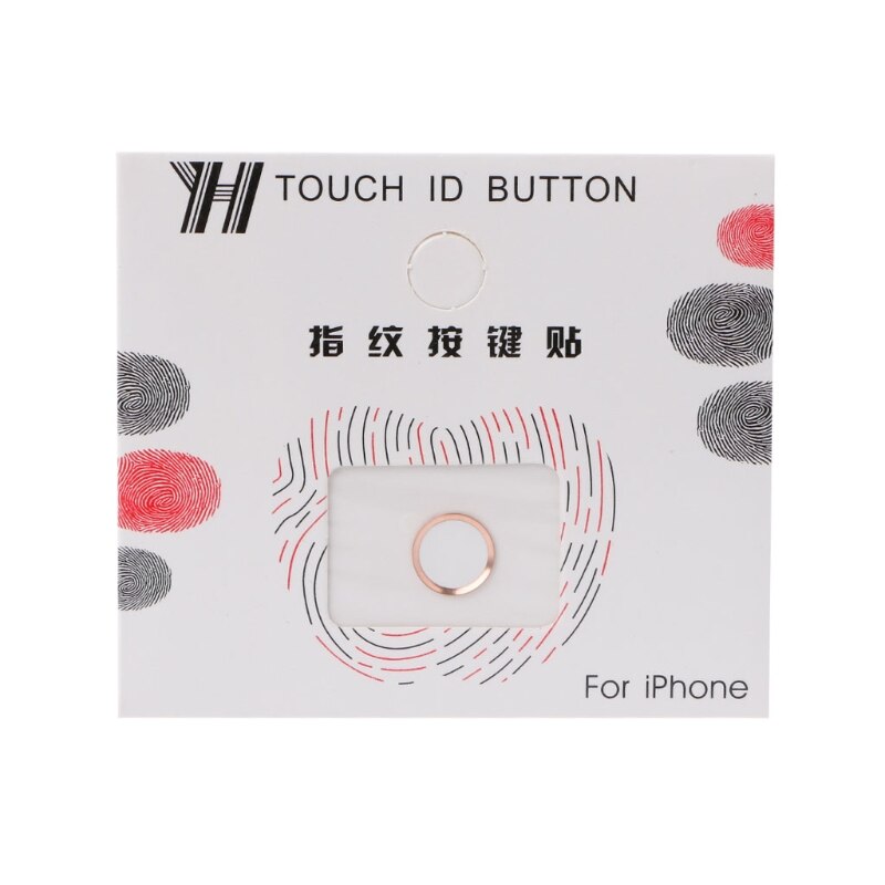 Universele homeknop vingerafdruk touch id sticker voor iphone 8 7 6 5 air 2 3 4 a6he