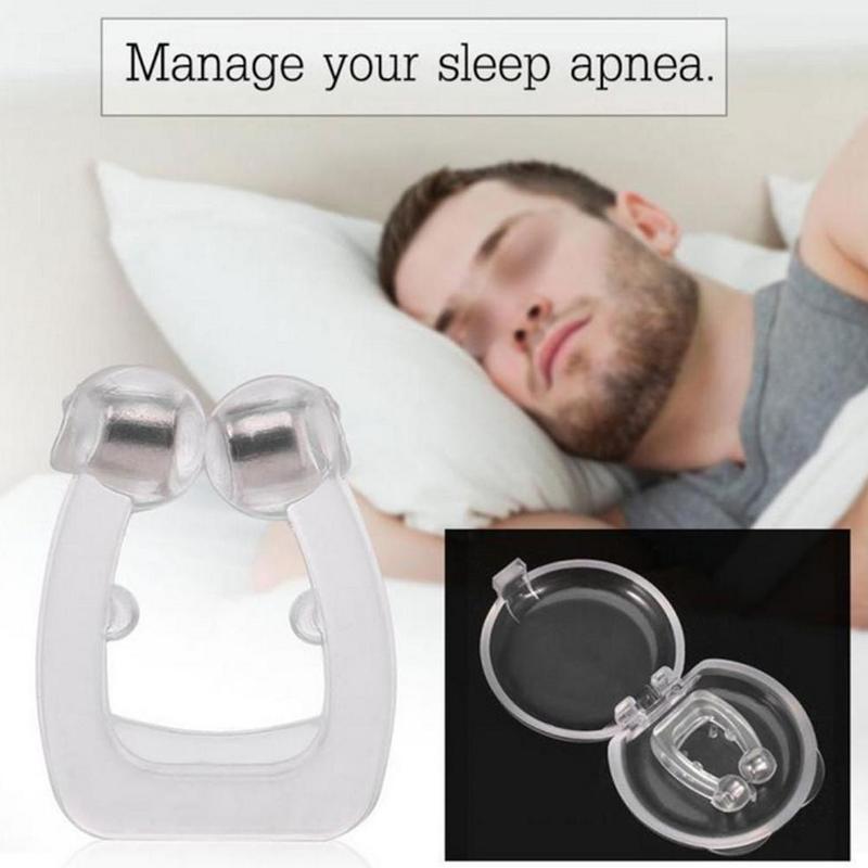 2/4/6 stk silikone magnetisk anti snorke stop snorken enhed vagt sove søvn klip pleje nat sund næse apnø hjælpebakke  m1 k 5