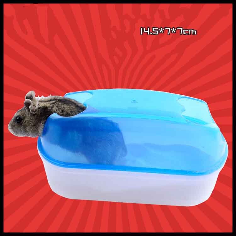 11 Stijl Hamsterkooi Badkamer Sauna Bad Klein Huisdier Hamster Accessoires Effectief Kan Voorkomen De Bad Zaagsel Vliegen: Double head