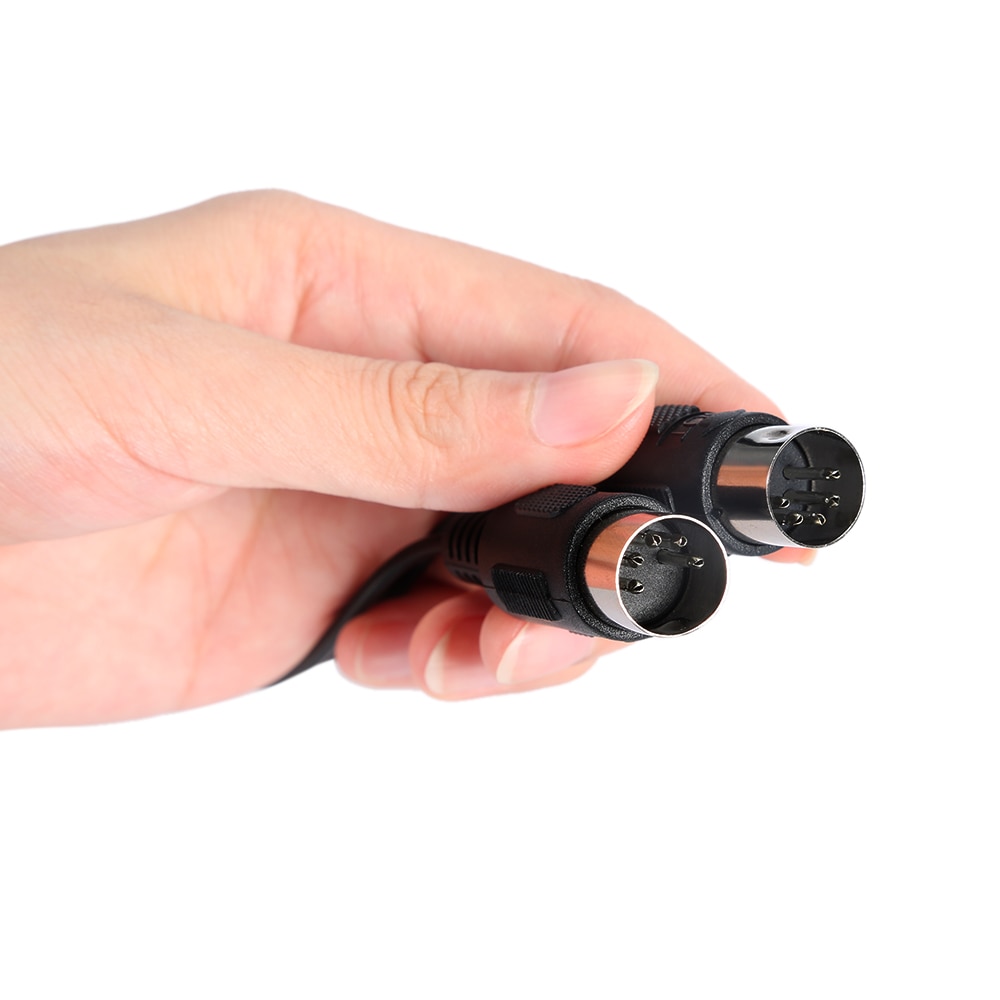 USB IN-OUT MIDI Cable One In One Out Interface 5 Pin Line Converter PC to Music Keyboard Adapter Cord
