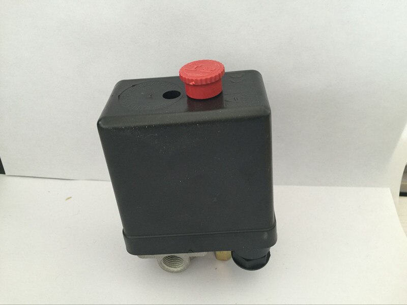 4 Ports Heavy Duty Air Compressor Pressure Control Switch Valve 90-120PSI 12 Bar