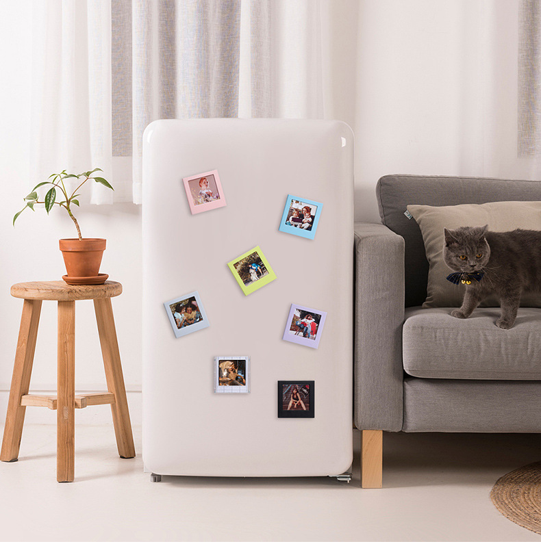 Magnetische Bilderrahmen für Fujifilm Instax Platz SQ1 SQ6 SQ10 SQ20 SP-3 Filmpapiere, doppelseitige Magnete Kühlschrank Bilderrahmen