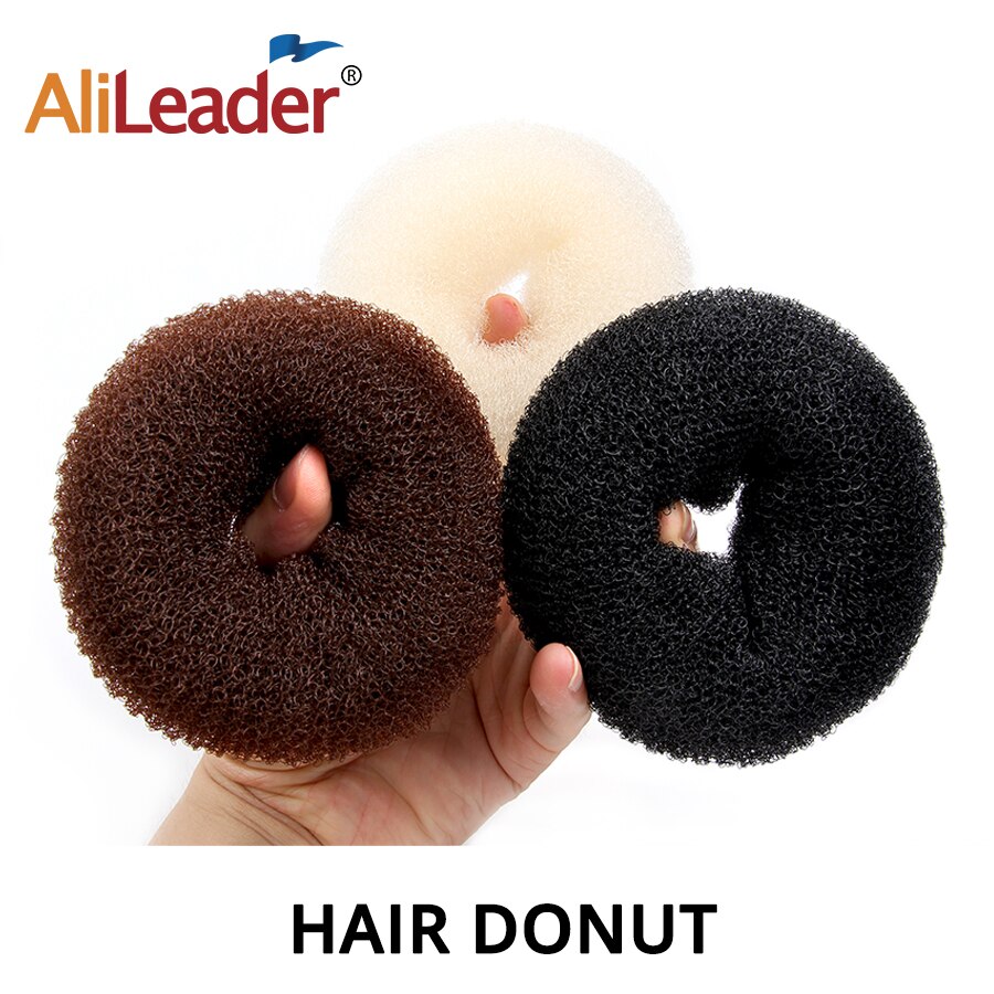 S/M/L Donut Hair Bun Maker Hair Styling Tools Hair Sponge White/Brown/Black Colors Best Hairstyle Accessories
