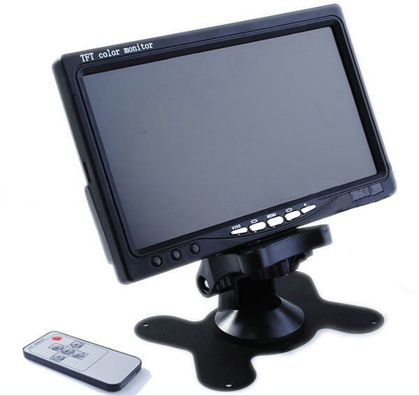 7 zoll TFT LCD Auto Kopfstütze Anzeige Monitor Rückansicht Anzeige und Wifi Rückseiten-unterstützung Kamera Auto TV Anzeige