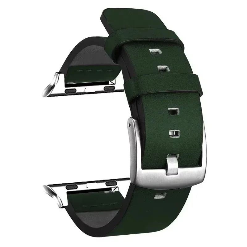 Leren band voor Apple Watch Band Ultra 2 49 mm 46 mm 45 mm 44 mm 42 mm Sport ademende band IWatch-serie 10 9 8 7 6 5 4 SE 3