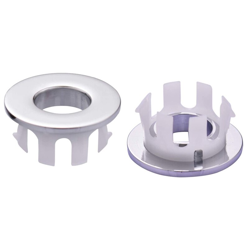 Kitchen Bathroom Sink Basin Wash Basin Sink Cover Overflow Cover,2 Pieces: Default Title