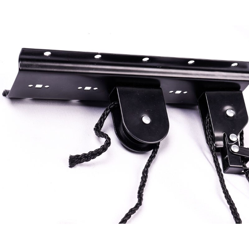 Deemount Ceiling/Roof Hoist Lift Mount Rack for Bicycle Storage Repair W/ Locking Mechanism Rope &amp; Pulleys to Hoist or Lower Cyc