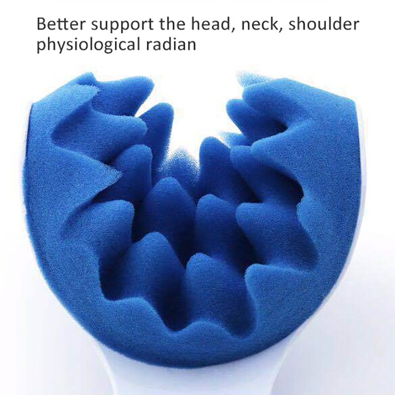 Neck Support Tension Reliever Neck Shoulder Relaxer Blue Sponge Releases Muscle Tension Relieves Tightness Pillow