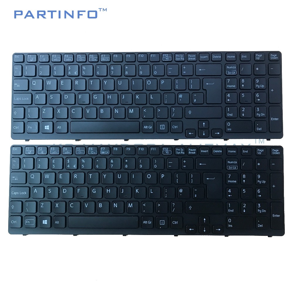 Laptop UK keyboard for SONY VAIO SVE15 SVE-15 SVE151 SVE1511 SVE171 SVE1712 SVE1713 black UK backlit keyboard