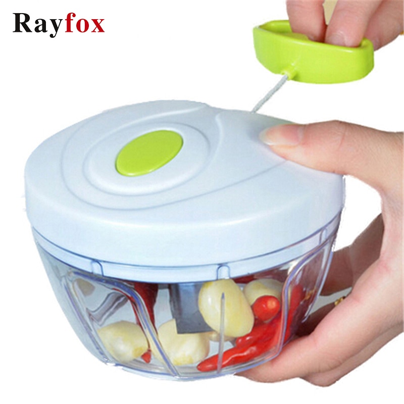 Hand Zerhacker Manuelle Seil Küchenmaschine Silcer Schredder Salat Hersteller Knoblauch Presse Zwiebel Schneidemaschine Gemüse Obst Cutter Küche Zu