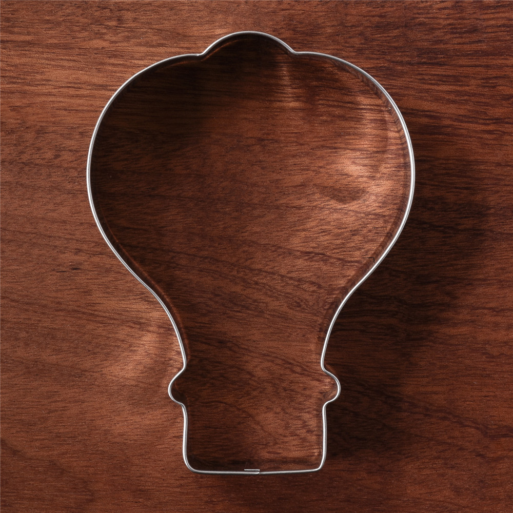 KENIAO Air Balloon Cookie Cutter for Kids Air Travel Biscuit / Fondant / Pastry / Bread Cutter - 8 x 11 cm - Stainless Steel