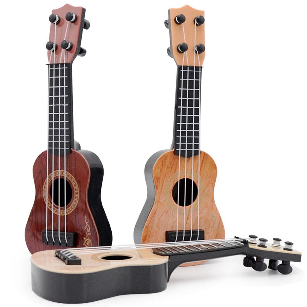 Mini Gitarre 4 Saiten Klassische Ukulele Gitarre Spielzeug Musik Instrumente für freundlicher freundlicher Anfänger FrüHenne Bildung Kleine Gitarre