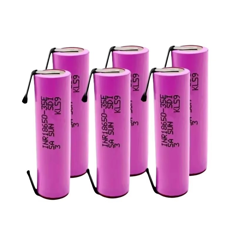 18650 35E 3500mAh 20Adischarge 3.7V INR18650-35E 18650 li-ion 3.7V batterij oplaadbare batterij + DIY nicke