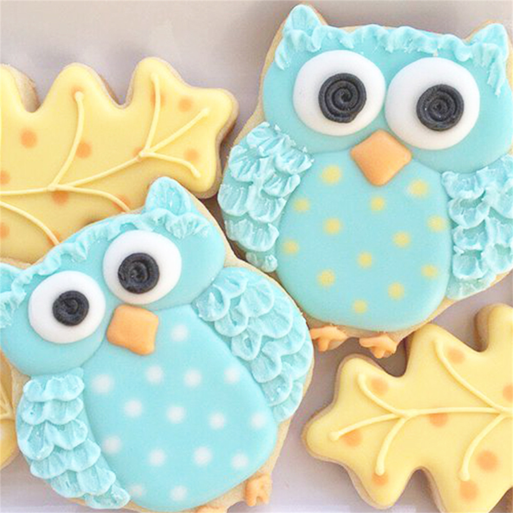 Keniao woodland cookie cutter - igelkott, räv, uggla, kanin, ekorre - djurkex bröd smörgåsform - rostfritt stål