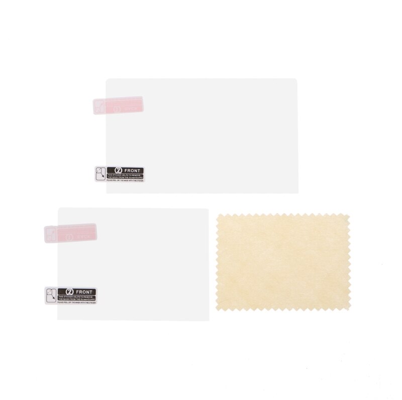 Clear Film Top+Bottom LCD Screen Protector For 3DSLL/XL Console