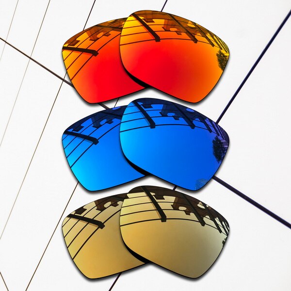 Lunettes de soleil polarisées de remplacement, , verres polarisés pour lunettes de soleil Oakley, différentes couleurs: Fire-Blue-BronzeGold