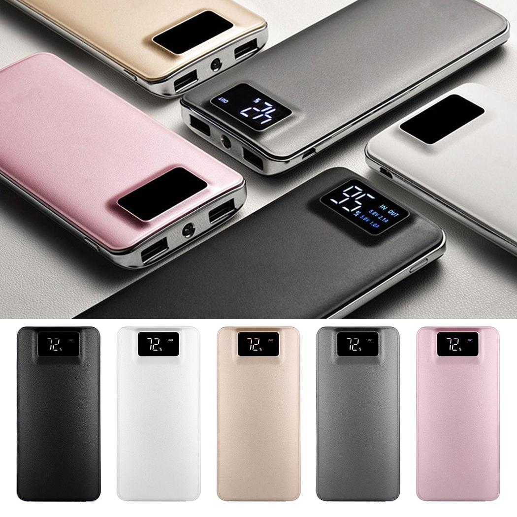 30000 mah batterie externe Portable 2 USB téléphone Portable batterie externe banque d'alimentation de chargeur pour Samsung iPhone Xiaomi Huawei batterie externe
