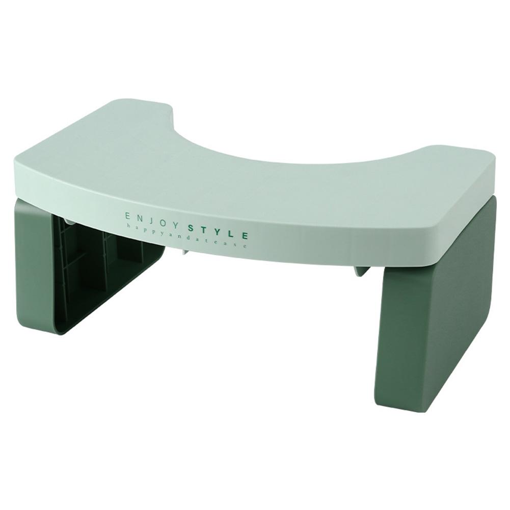 Opvouwbare Wc Kruk Multifunctionele Kraken Wc Krukje Compact Hurken Kruk Antislip Toiletbril Voetenbank: Green