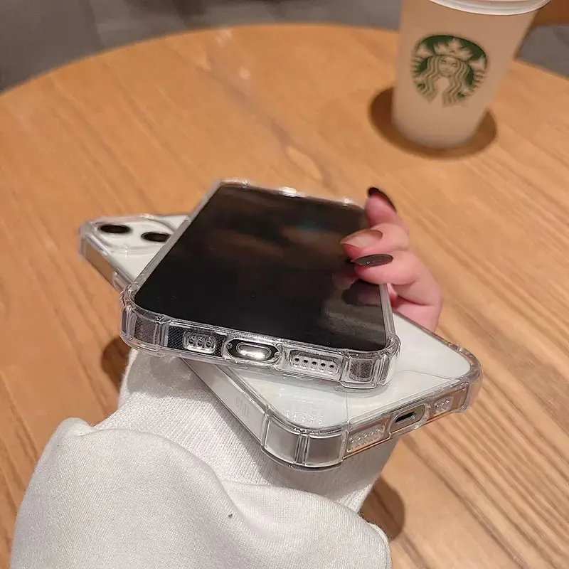 Magnetische Draadloze Oplader Voor Magsafe Transparante Case Voor iPhone 17 11 12 13 14 15 16 Pro Max Plus schokbestendig Zachte Bumper Cover