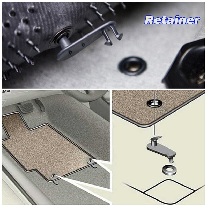 10x Auto Vloermat Clips Haken Tapijt Bevestiging K... Grandado