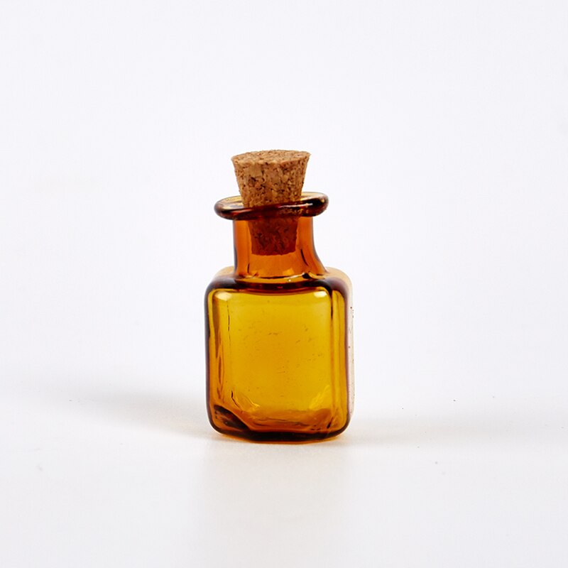 10Stck Mini Glas Flaschen Kleine Fläschchen Kork Glas Multi Nutzung Kork Glas Neue: YL