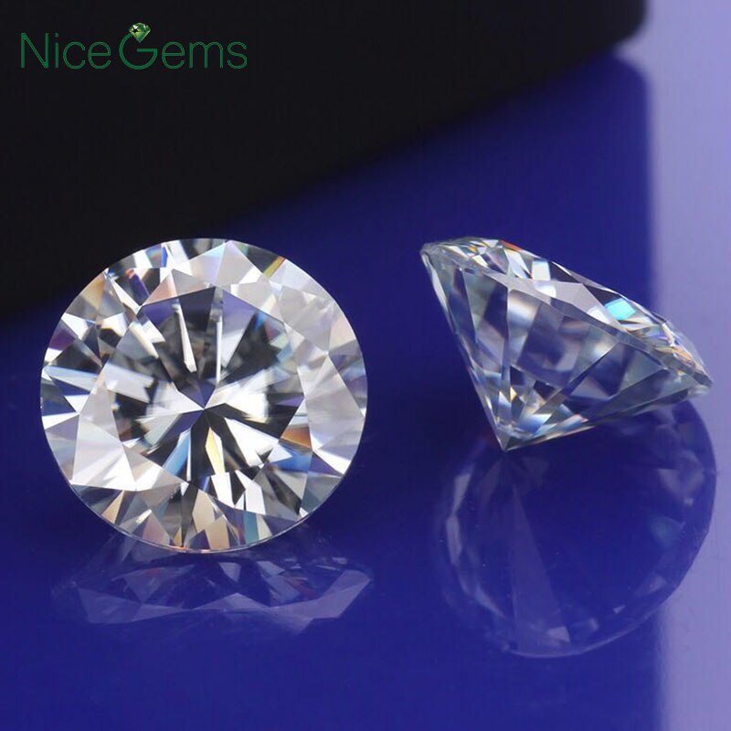 Round Brilliant Cut 0.3ct Carat 4.0 milímetros F Cor Moissanite Pedra Solta VVS1 Excelente Corte Grau Teste Positivo Diamante De Laboratório